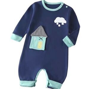 New one piece “little house” baby outfit 9-12 months